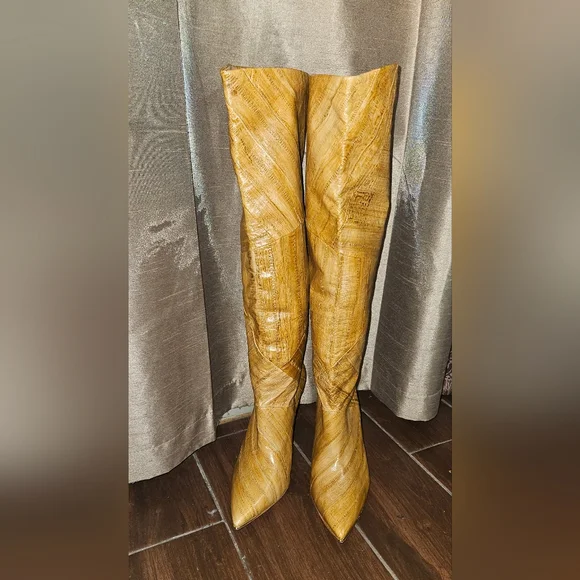 Tory Burch Eel leather boots